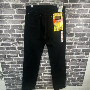 NWT Wrangler Men's 34X38 Cowboy Cut Original Fit Shadow Black Jeans